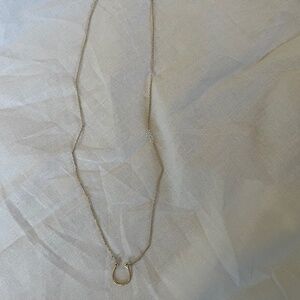 Cute Horseshoe Necklace Perfect Autumn Necklace Super Dainty and Elegant